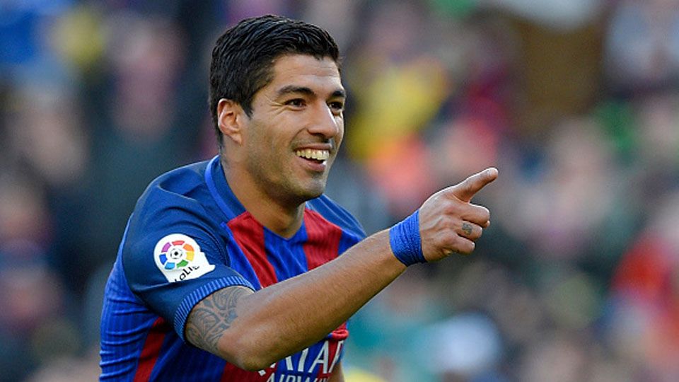 Luis Suarez. Copyright: © LLUIS GENE/AFP/Getty Images